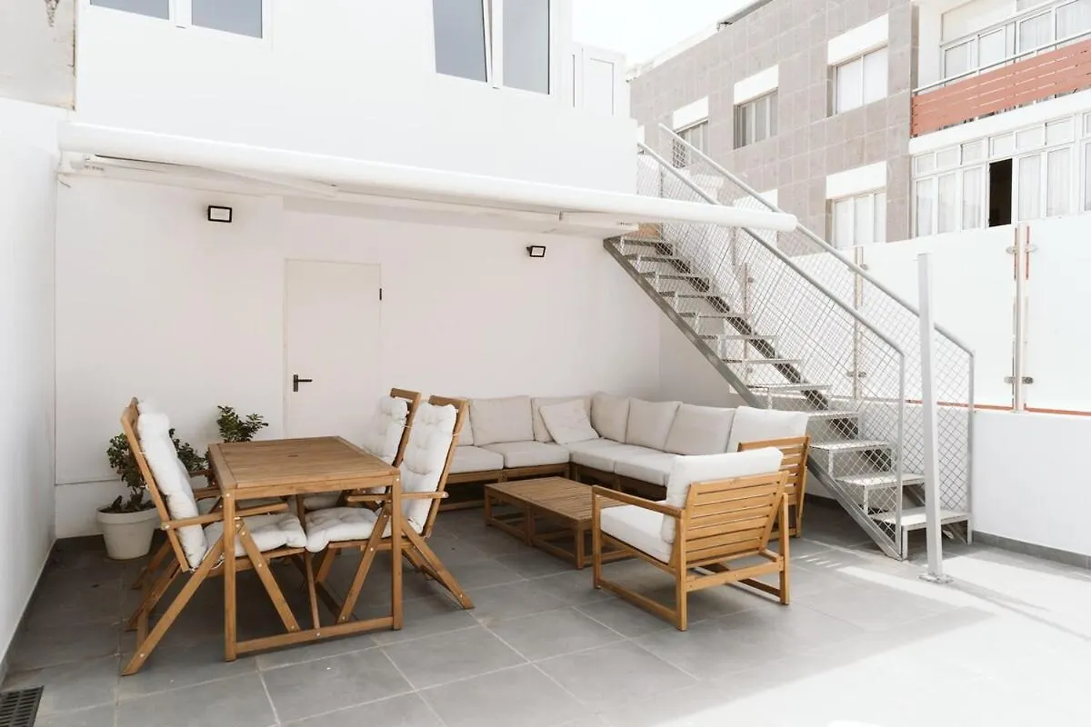 דירות לאס פאלמס דה גראן קנאריה Atico Luxury, Bbq, Terraza Privada, Solarium, Zona De Trabajo