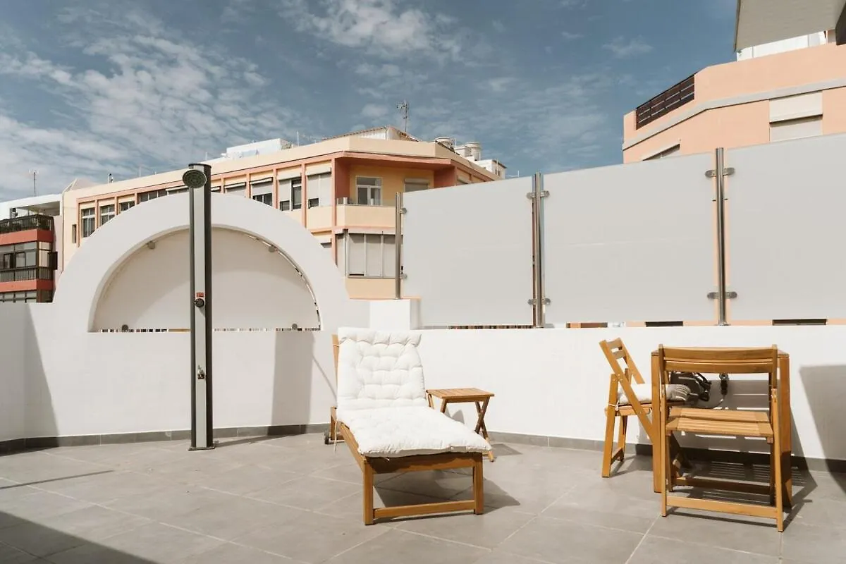 דירות לאס פאלמס דה גראן קנאריה Atico Luxury, Bbq, Terraza Privada, Solarium, Zona De Trabajo